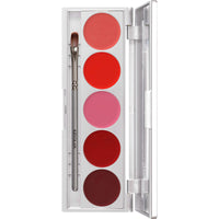 Kryolan Lip Rouge Set 5 Colors Performance, Kryolan Lipstick Palette