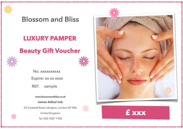 Beauty Gift Vouchers London - Beauty Spa Gift Certificates London UK - Gift Voucher  - Gift Certificate