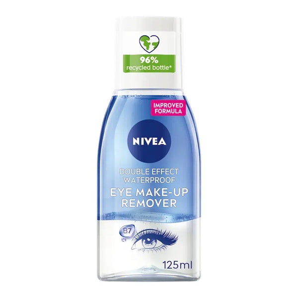 Nivea Double Effect Waterproof Eye Make-Up Remover, Waterproof eye makeup removers, eye makeup remover, waterproof mascara remover, nivea mascara remover
